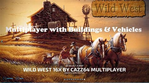 FS22 Wild West 16x V1.8 - FS 22 Maps Mod Download