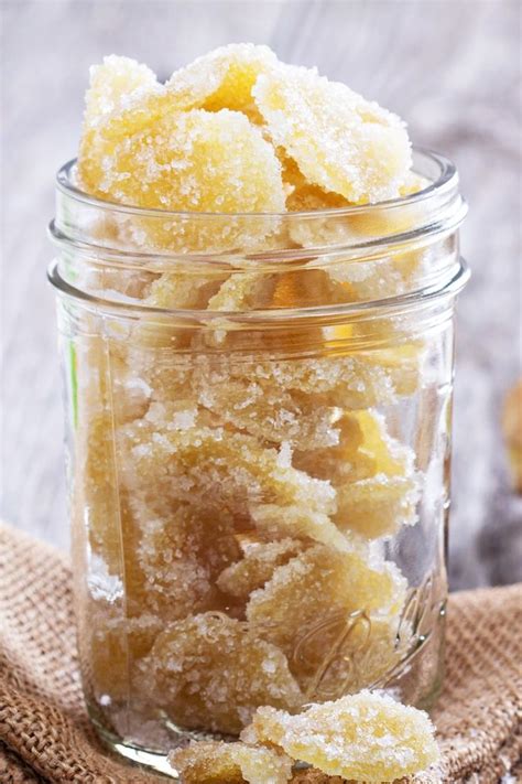 Easy 3 Ingredient Homemade Candied Ginger and Ginger Syrup Recipe ...