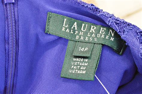 Ralph Lauren Green Label Blue Lace Cocktail Dress, 14P, New w/Tag | EBTH