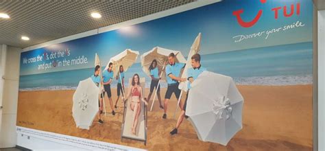 Tui Rebrand Awareness Campaign - Airport Advertising with Eye Airports