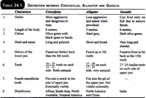 Anatomy of Crocodilia | Vertebrates | Chordata | Zoology