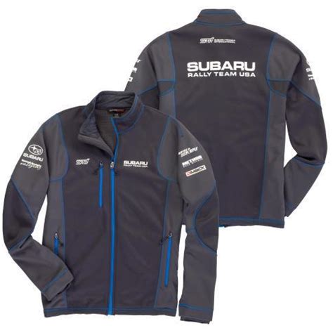 200226250 - Subaru Rally Jacket - Carbon/Blue - Genuine Subaru Accessory