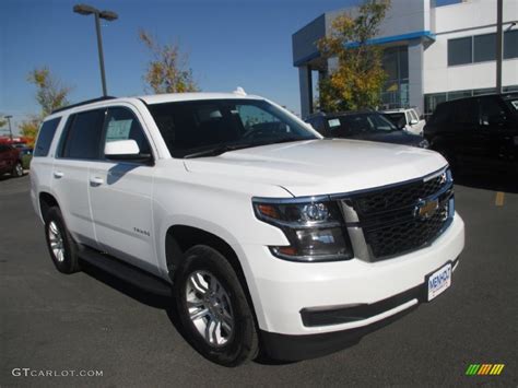 2016 Summit White Chevrolet Tahoe LS 4WD #107724746 Photo #18 | GTCarLot.com - Car Color Galleries