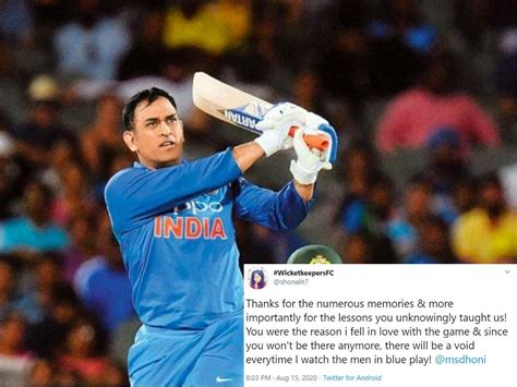 MS Dhoni retirement| 'Rula diya na hume': Netizens emotional after MS ...