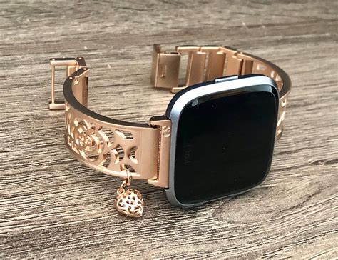 FITBIT VERSA 2 Watch Band Women Rose Gold Fitbit Versa Lite Watch ...