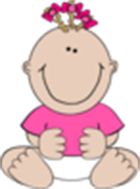 Pink Baby Girl Sitting 1 Clip Art at Clker.com - vector clip art online, royalty free & public ...