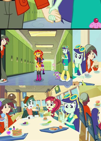 #977735 - safe, screencap, blueberry cake, normal norman, scott green, wiz kid, equestria girls ...