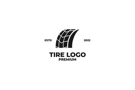 Flat tire logo design vector illustration 13353970 Vector Art at Vecteezy