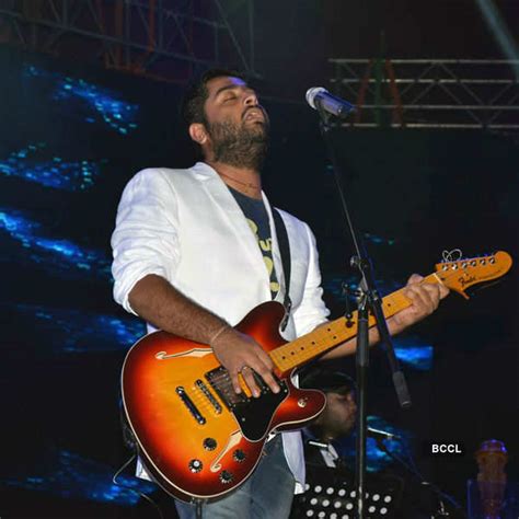 Arijit Singh performs live during a concert