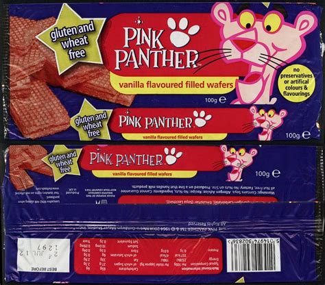 UK - Rivi Foods - Pink Panther wafers - snack cookie package - November 2011 | Food, Snacks, Wafer