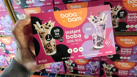 boba bam instant boba drink packs