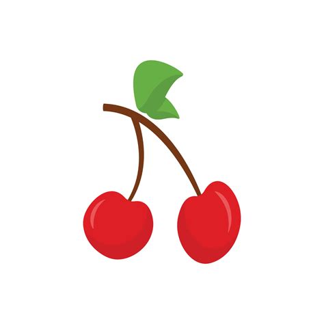 cherry logo icon design template vector 7635195 Vector Art at Vecteezy