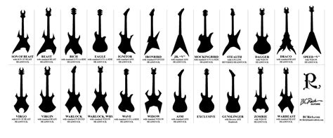 BC Rich Guitars - Explore the World of Guitar Body Shapes