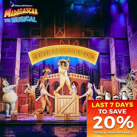 25 Jul 2023 Onward: Madagascar The Musical Tickets Promo - SG.EverydayOnSales.com