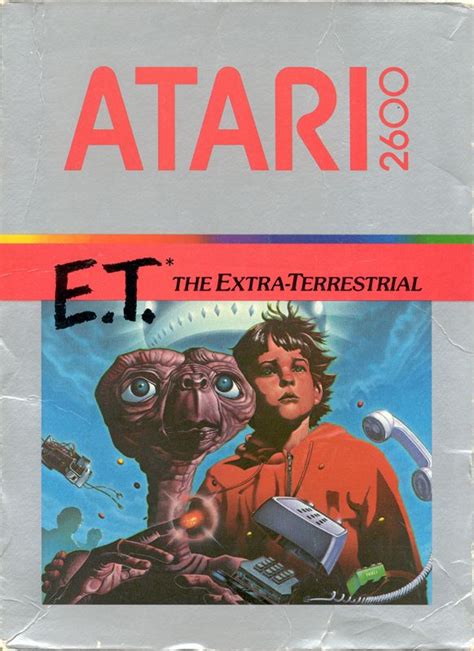 E.T. The Extra-Terrestrial (1982) Atari 2600 box cover art - MobyGames