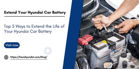 Top 5 Ways to Extend the Life of Hyundai Car Battery