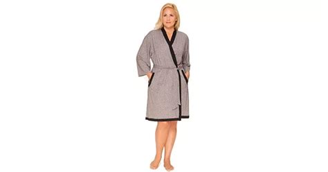 Plus Size Cuddl Duds Pajamas: Essentials Wrap Robe