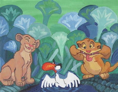 Simba, Nala, and Zazu - The Lion King Fan Art (38788749) - Fanpop