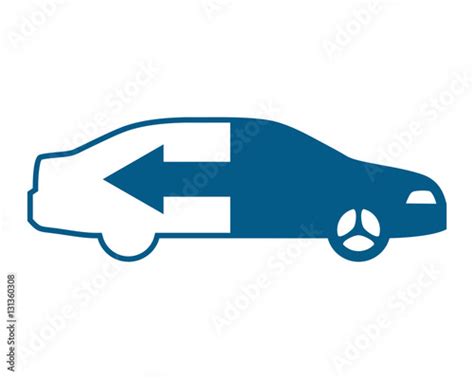 "blue car silhouette" Stock image and royalty-free vector files on Fotolia.com - Pic 131360308