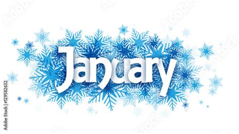 "JANUARY" Vector Letters Icon Stock Vector | Adobe Stock