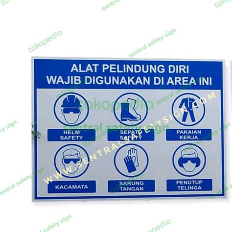 Jual RAMBU APD 80X60CM - Jakarta Barat - sentral safety sign | Tokopedia