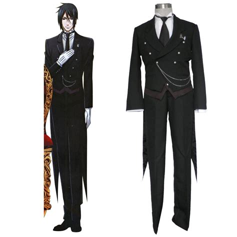 Black Butler Sebastian Michaelis 1 Anime Cosplay Costumes Outfit Black Butler Sebastian ...