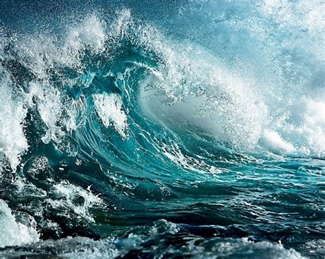 Blue Ocean Wave Wallpapers - Top Free Blue Ocean Wave Backgrounds - WallpaperAccess