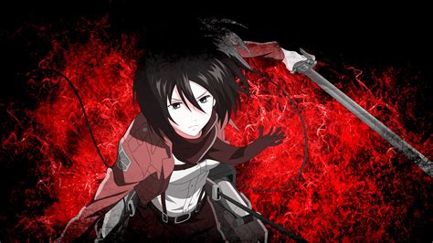 1920x1080 Resolution Mikasa Ackerman 5K 1080P Laptop Full HD Wallpaper - Wallpapers Den