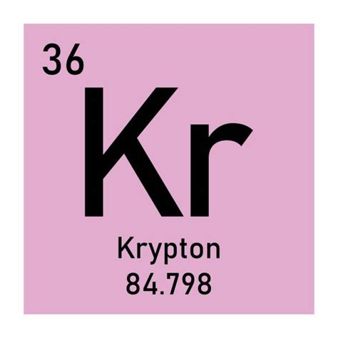 Krypton Symbol Stock Photos, Pictures & Royalty-Free Images - iStock