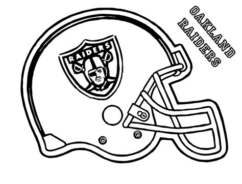 NFL and Logo of Many Teams Coloring Pages - Coloring Pages