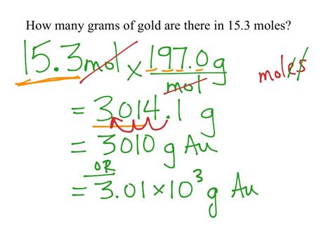 Mole calculations CHEM #1 | Science, Chemistry, Moles | ShowMe