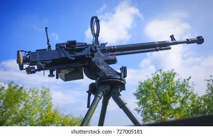 Machine Gun Dshk Against Sky Stock Photo 727005181 | Shutterstock