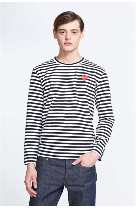 Comme des Garçons PLAY Stripe Long Sleeve T-Shirt | Nordstrom