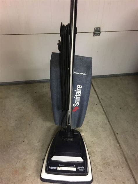 Sanitaire Heavy Duty Vacuum Cleaner S649 Commercial Sweeper Eureka 840 watt Blue Runs Good, in ...