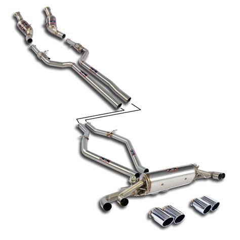 Performance sport exhaust for ALFA ROMEO GIULIA QUADRIFOGLIO with valves, ALFA ROMEO GIULIA ...