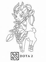 Dota 2 coloring Pages sketch template