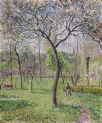 Landscape (Orchard) | Pissarro | Painting Reproduction 10387 | TOPofART