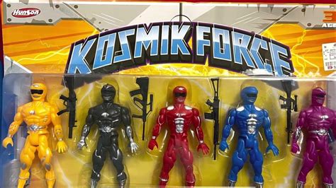 Knock off power rangers from the discount store. KOSMIK force! - YouTube