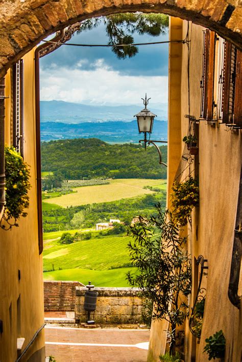 Purchase OToole Photo Tuscany Italy fine art photograph "Italian Countryside Through Archway"