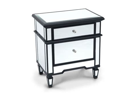 Mirrored 2 Drawer Side Table | Mirrored 2 Drawer Side Table | Home Accent Collections | Home ...