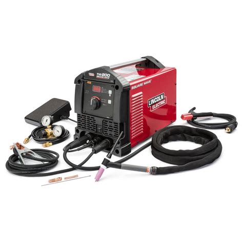 Lincoln Electric 200 Amp Square Wave TIG 200 Multi-Process TIG/Stick Welder, 120V or 230 V with ...