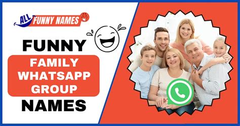 Funny family Group Name For WhatsApp: (400+ Cool Ideas)