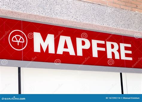 Logo De Mapfre En La Tienda De Mapfre Imagen de archivo editorial ...