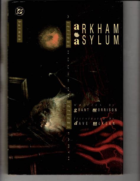 Batman Arkham Asylum DC Comics Graphic Novel Comic Book HARDCOVER Joker ...