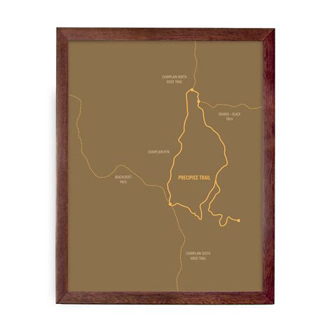 Precipice Trail Map (Tan) – LAND + LOFT