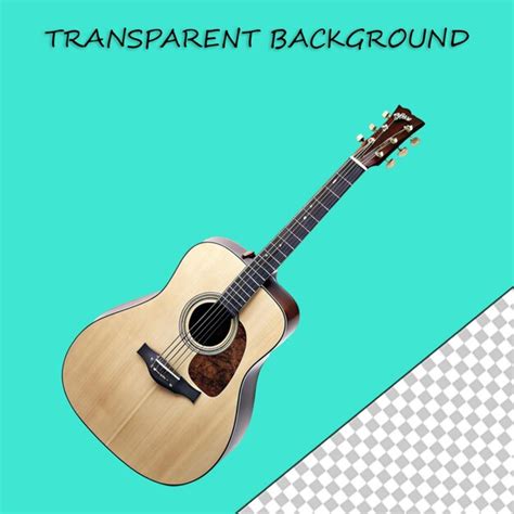 Premium PSD | 3d illustration guitar red color clipping path