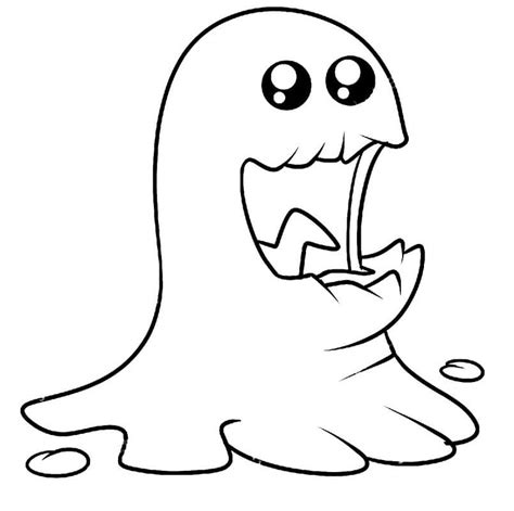 Slime Sketch Coloring Page