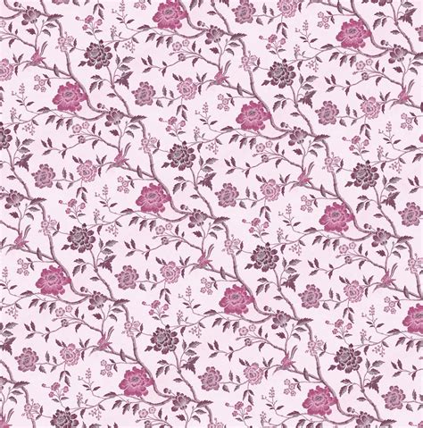 Vintage Floral Pink Wallpaper | Happywall