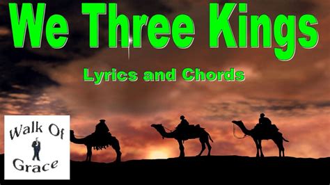 We Three Kings Lyrics Printable