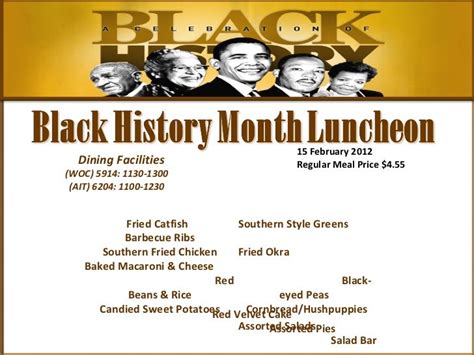 Black History Month Luncheon